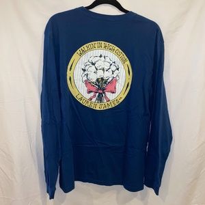 Lauren James Long Sleeve Navy T-shirt Size Large